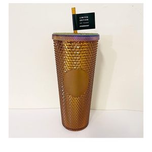 Starbucks 50th anniversary copper cold cup 24oz